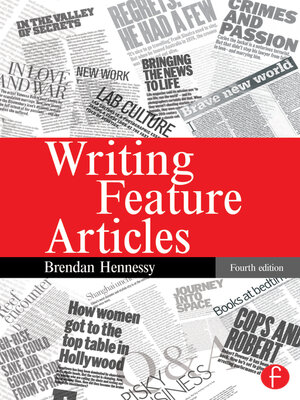 cover image of Writing Feature Articles